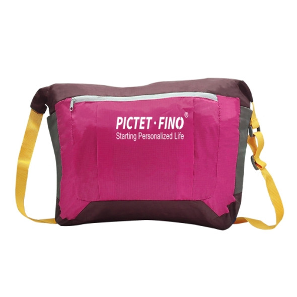 PICTET FINO RH61 210T Lattice Polyester Waterproof Ultra-thin Foldable Shoulder Bag Crossbody Bag, Capacity: 15L(Purple)