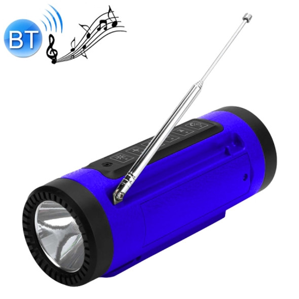 PL-89 Mini Bluetooth Speaker 2 in 1 Outdoor Sports Flashlight & Speaker Support Power Output(Blue)