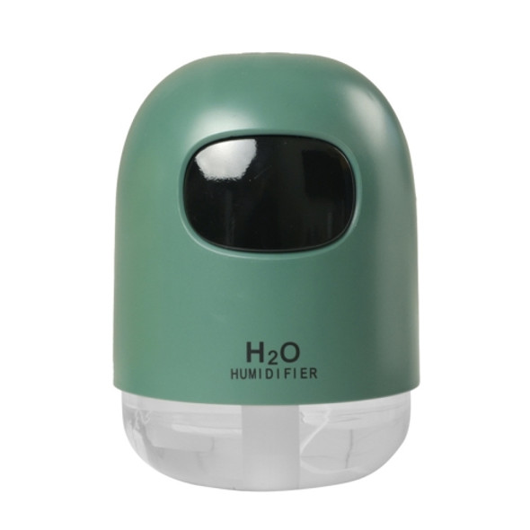 J1-001 Mini Humidifier Portable USB Night Light Aromatherapy Car Atomizing Humidifier(Green)