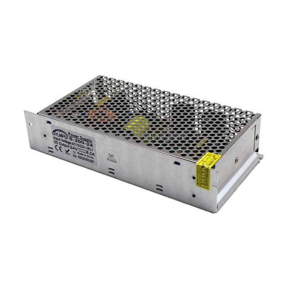 S-200-24 DC24V 8.3A 200W LED Regulated Switching Power Supply, Size: 199 x 98 x 42mm