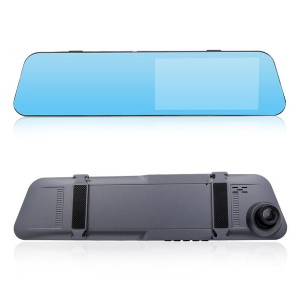 5.18 inch HD 1080P Dual Recording Car Driving Recorder DVR Support Motion Detection / Loop Recording