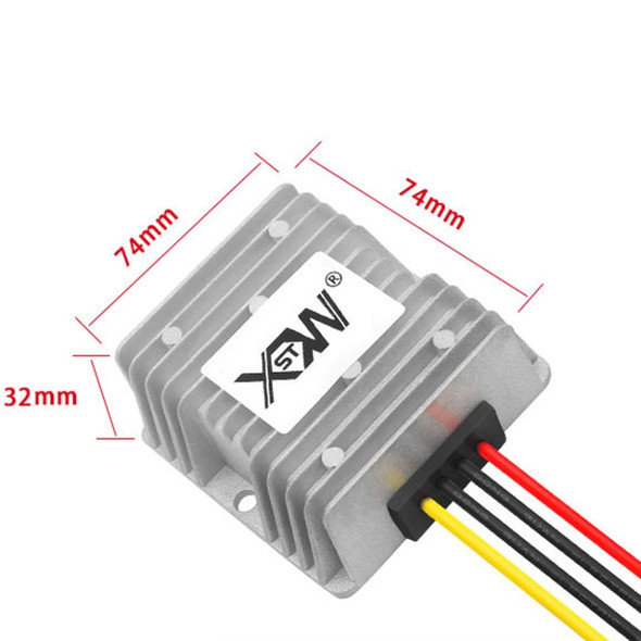 XWST DC 12/24V To 5V Converter Step-Down Vehicle Power Module, Specification: 12/24V to 5V 20A Large Aluminum Shell