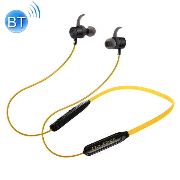 OVLENG S18 Sports Wireless Bluetooth Headset(Yellow)