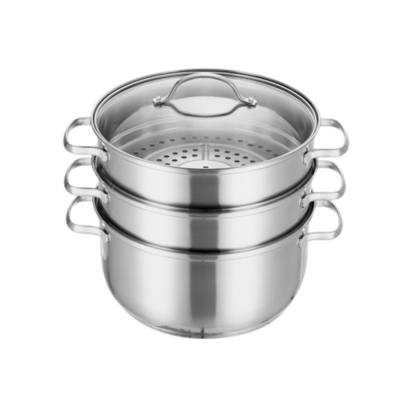 Original Xiaomi Youpin 3 in 1 Delicacy Stainless Steel Steamer, Size: 26cm