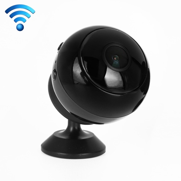 A12-5G 1080P Home Mini HD Infrared Night Vision 5G WiFi Video Camera with 64GB Memory Card (Black)