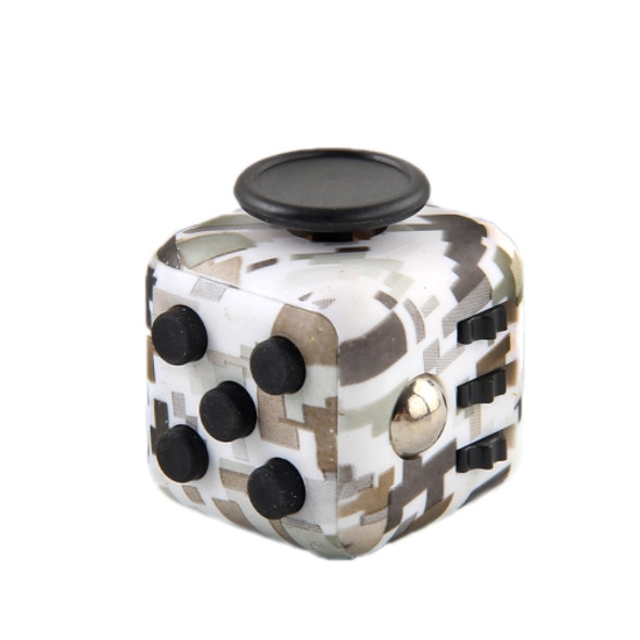 3 PCS Cube Decompression Toys For Adults & Children Unlimited Dice Vent Toys, Colour: Camouflage Ash