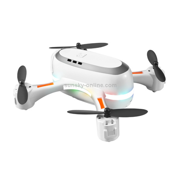 LSRC Rainbow Light 2.4GHz RC Mini Drone Toys Gift, Single Lens 480P (White)