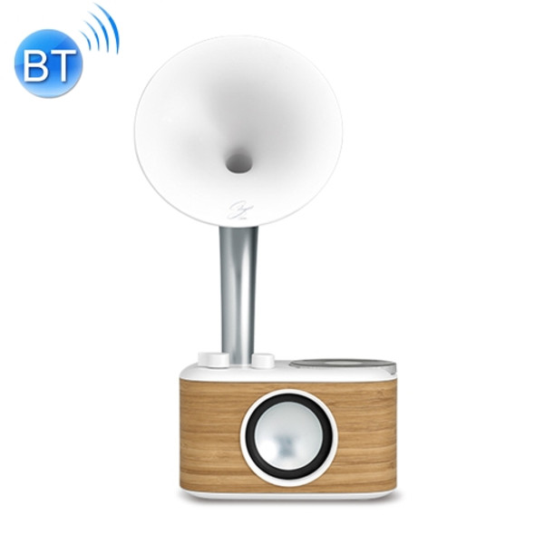 Original Xiaomi Youpin SANGEAN ChoPin Bluetooth Speaker Radio Phonograph Shape Mini Wireless Speaker (White)