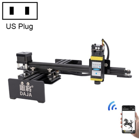 DAJA D2 5.5W 5500mW 17x20cm Engraving Area 360 Degrees Rotation Laser Engraver Carving Machine, US Plug