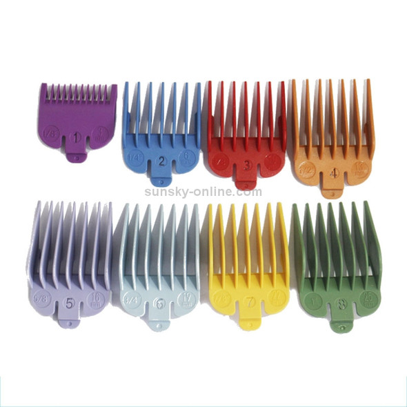 8 In 1 Power Generation Clipper Comb Special Limit Comb Hair Caliper Universal Ultra-thin Limit Comb