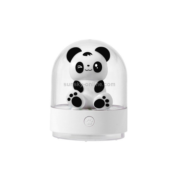 USB Charging Cute Pet Aromatherapy Night Light LED Desktop Colorful Lights(White)