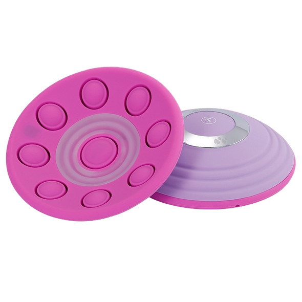 Breast Massager with Anti-sagging And Remote Control, Style:Hot Compress(Purple)