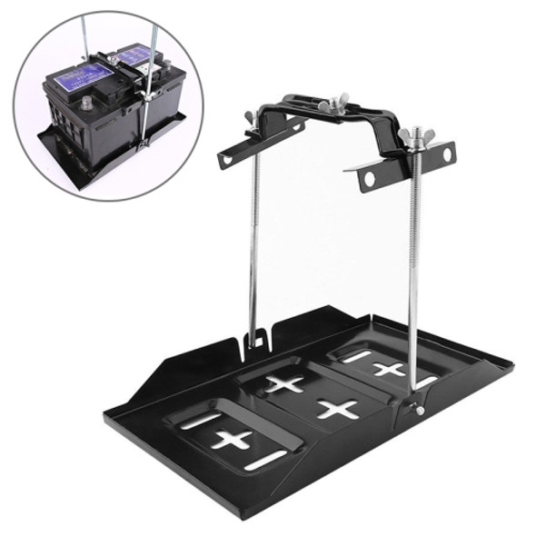 Car Universal Battery Bracket Adjustable Battery Fixed Holder + Base Tray, Size:28.5cm Base + 27cm Bracket