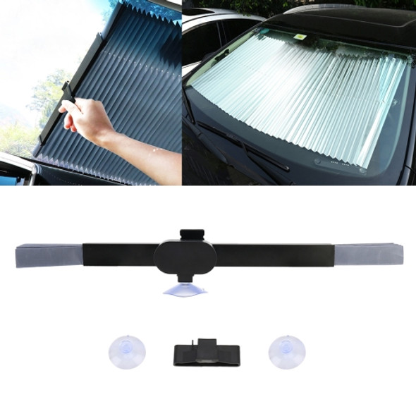 Car Sucker Suction Cups Retractable Windshield Sun Shade Block Sunshade Cover for Solar UV Protect, Size: 46cm