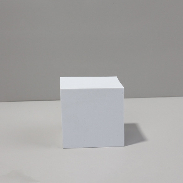 7 x 7 x 6cm Cuboid Geometric Cube Solid Color Photography Photo Background Table Shooting Foam Props(White)