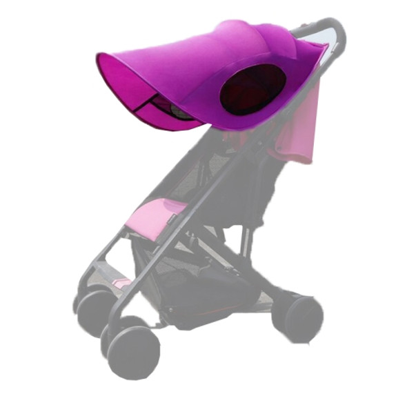 Stroller Sunshade Anti-Ultraviolet Stroller Shed, Colour: Purple No Waterproof