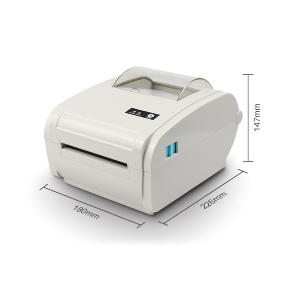 POS-9210 110mm USB POS Receipt Thermal Printer Express Delivery Barcode Label Printer, EU Plug(White)