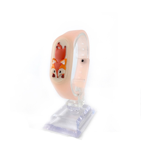 4 PCS Outdoor Sport Children Cartoon Animal Pattern Mosquito Repellent Bracelet, Style:Orange Fox