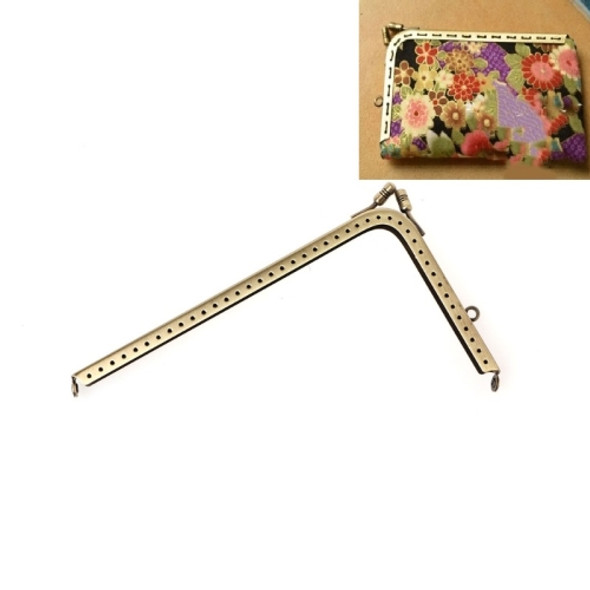 10 PCS Multi-size Smooth L-shaped Mouth Gold Female Bag Hardware Accessories, Size:12.5cm