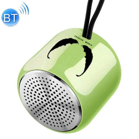 M9 Bluetooth5.0 Subwoofer Portable Speaker Aluminium Alloy Body Music Player(Green)
