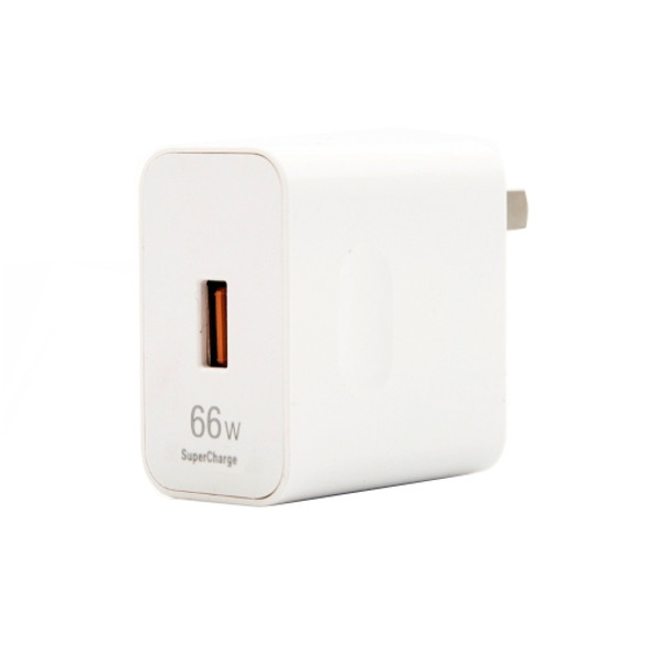 66W 6A USB Fast Charging Travel Charger, US Plug
