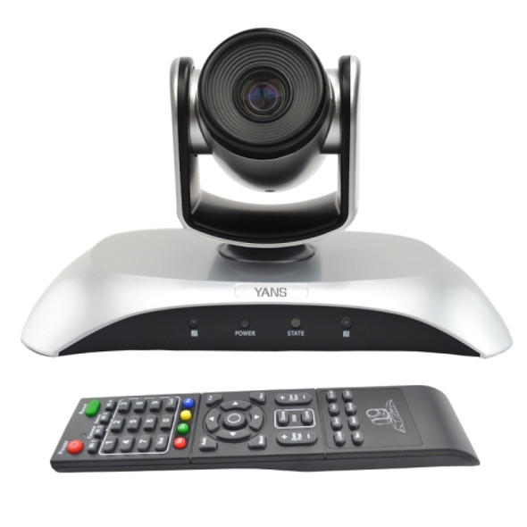 YANS YS-H13UH USB HD 1080P 3X Zoom Wide-Angle Video Conference Camera with Remote Control(Silver)