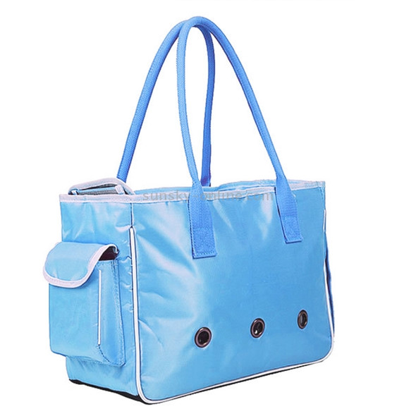 DODOPET TV-524 Portable Pet Handbag Shoulder Bag for Cat / Dog and Other Pets / Can Be Totally Enclosed Large, Size:51*34.5*21.5cm(Blue)