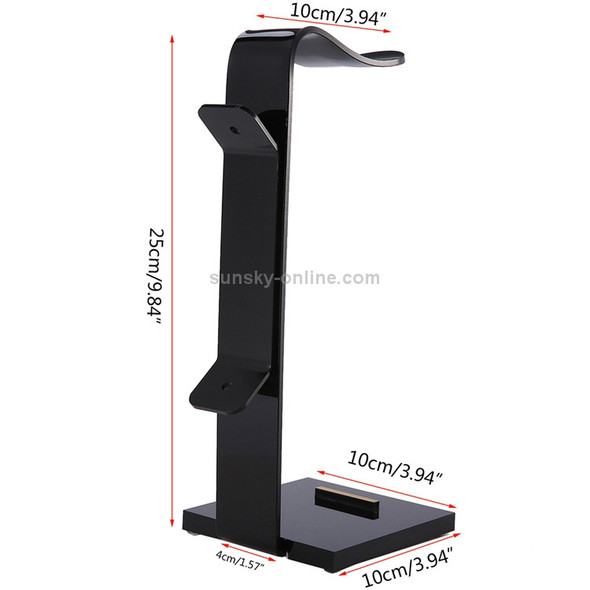 0218 Acrylic Phones / Tablet PCs Universal Holder Multifunction Headset Stand Display Hanger