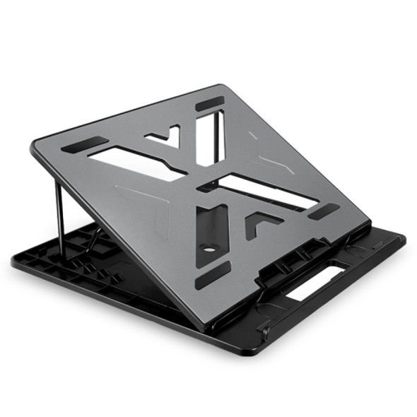 Aluminum Alloy Cooling Base, Multifunctional Lifting And Foldable Laptop Stand, Size: 30.2x26.2x3cm(Grey)