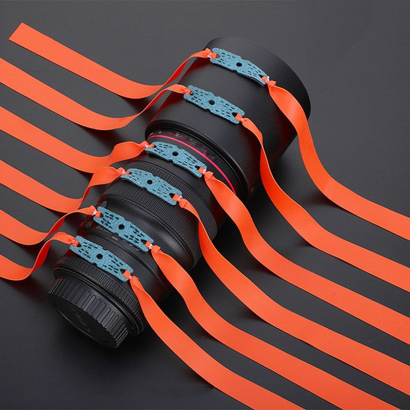 10 PCS Long Pull Model Prey Flat Rubber Band Special Saspi Slingshot Accessories, Color:Thickness 0.5mm Orange