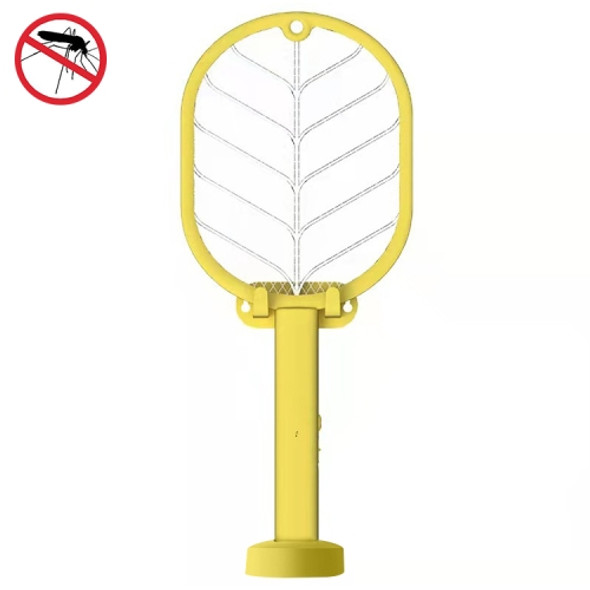 XH-11A USB Electric Mosquito Swatter Purple Light Mosquito Trap Household Mosquito Killer, Colour: Autumn yellow (Wall + Base)