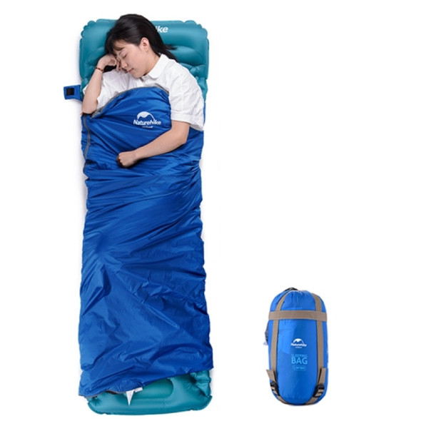 Naturehike NH15S003-D Adult Outdoor Camping Travel Single Ultra Light Portable Four Seasons Mini Sleeping Bag, Size:XL(Sky Blue)