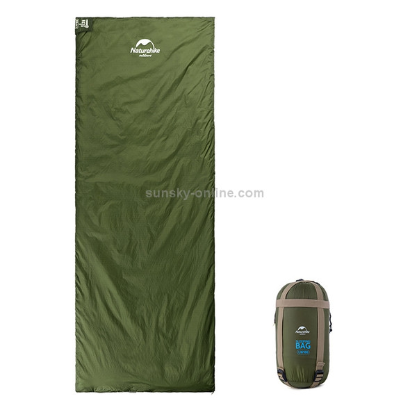 Naturehike NH15S003-D Adult Outdoor Camping Travel Single Ultra Light Portable Four Seasons Mini Sleeping Bag, Size:S(Army Green)