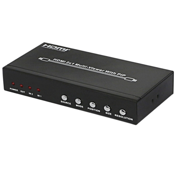 Mini HD 1080P HDMI 2x1 Multi-Viewer with PIP