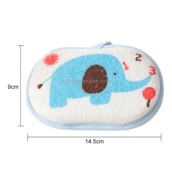 Comfortable Soft Towel Bath Brushes Infant Rubbing Body Wash Sponge Shower Products(Blue)