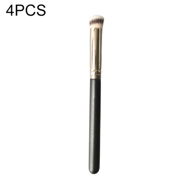 4 PCS Fiber Hair Makeup Brush Wooden Handle Foundation Brush, Style:270 Concealer Brush