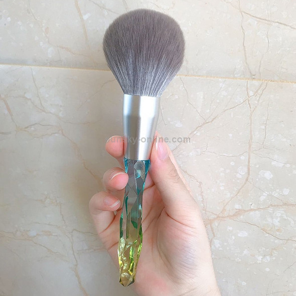 Makeup Brush Corn Silk Fiber Hair Can Washing Makeup Brush, Style:Green Loose Powder Brush