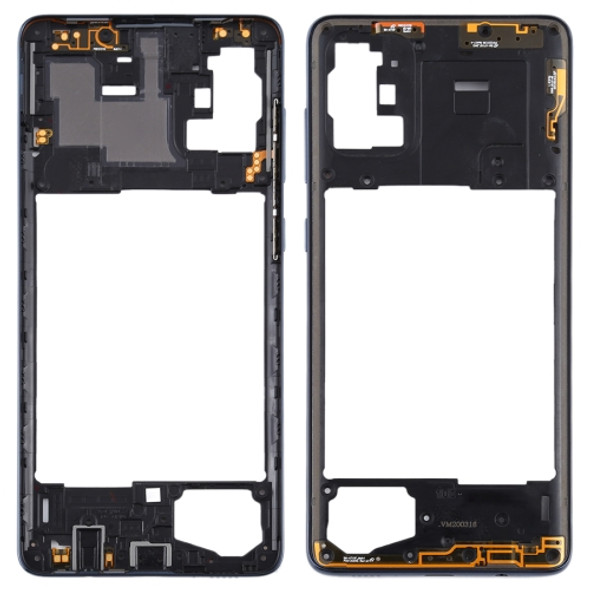 Middle Frame Bezel Plate for Samsung Galaxy A71 (Black)