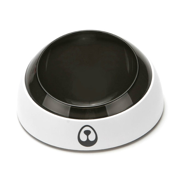 Cat Dog Bowl Non-Slip Pet Bowl Protection Spine Pet Bowl, Specification: Single Bowl(Black White)