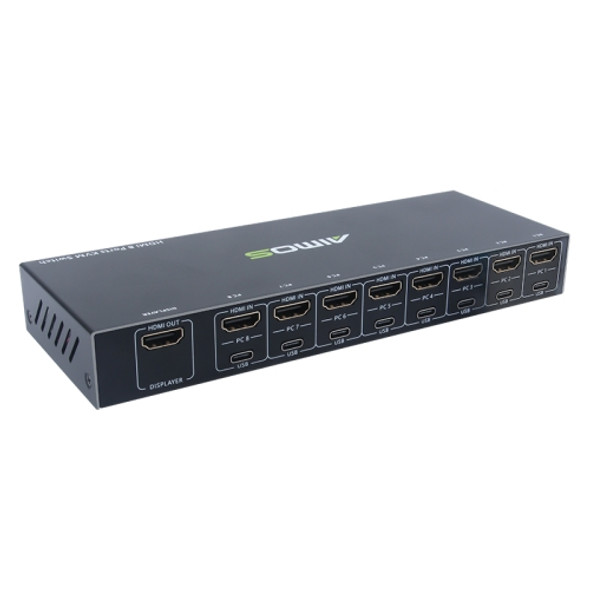 AIMOS AM-KVM801 HDMI 8 Ports KVM Switch