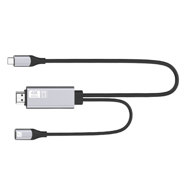 9572PD USB-C / Type-C Male to HDMI Male 4K HD Video Adapter Cable, Cable Length: 1.8m