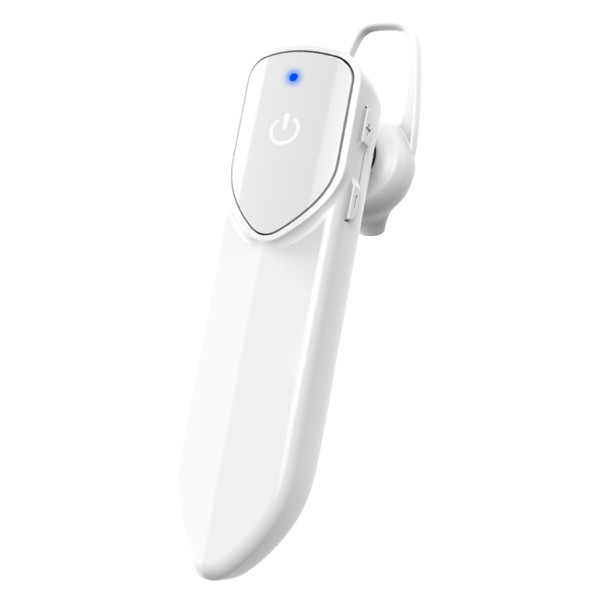 V19 Bluetooth Headset Single-ear Business Stereo Wireless Version 5.0(White)