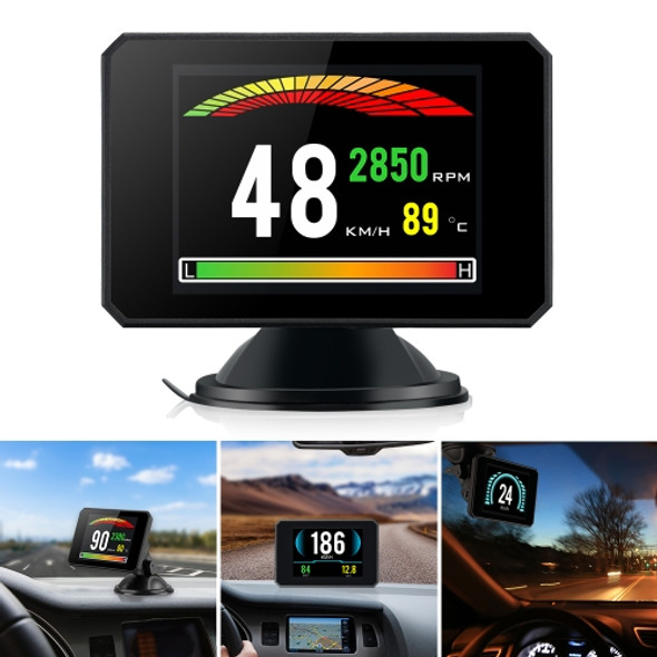 P16 Car HUD Head-up Display OBD2 Fault Code Elimination