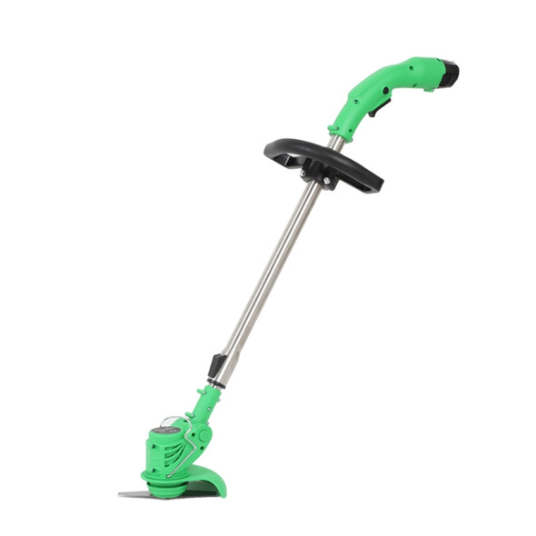 12V 2000mAh Household Portable Rechargeable Electric Lawn Mower Weeder, Plug Type:US Plug(Green)