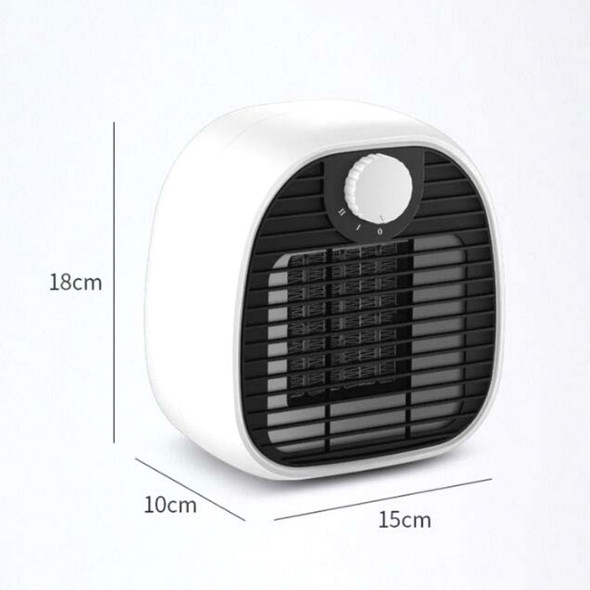 Home Heater Desktop Heater Energy-Saving Electric Heater, Specification:EU Plug(White)