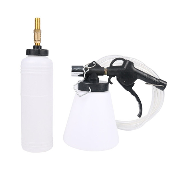 Pneumatic Brake Fluid Changer Automobile Brake Fluid Replacement Joint Filler Emptying Tool Brake Fluid Change Tool, Style:Double Pot