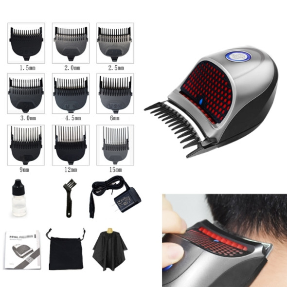 HJ-2018 Men Electric Shaver Fader Self-help Hair Clipper with Wai Cloth + Sponge, Standard Version, CN Plug