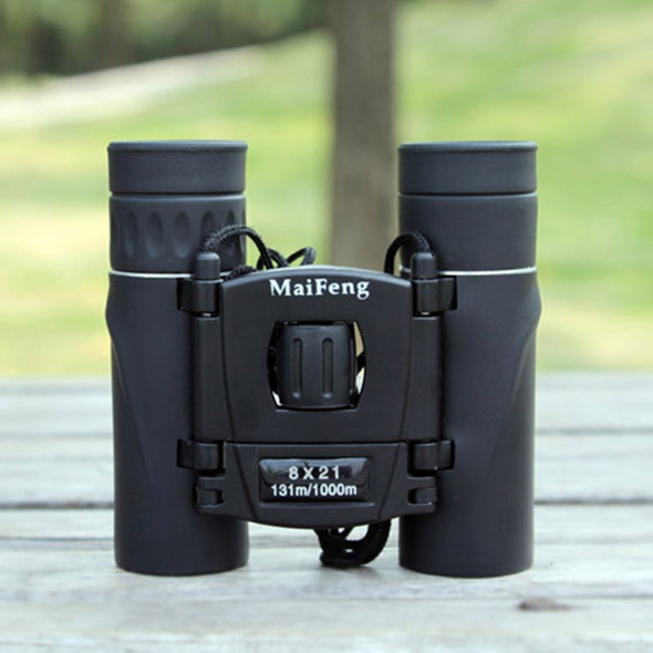 Maifeng 8x21 High Definition High Times Outdoor Mini Binoculars Telescope(Black)