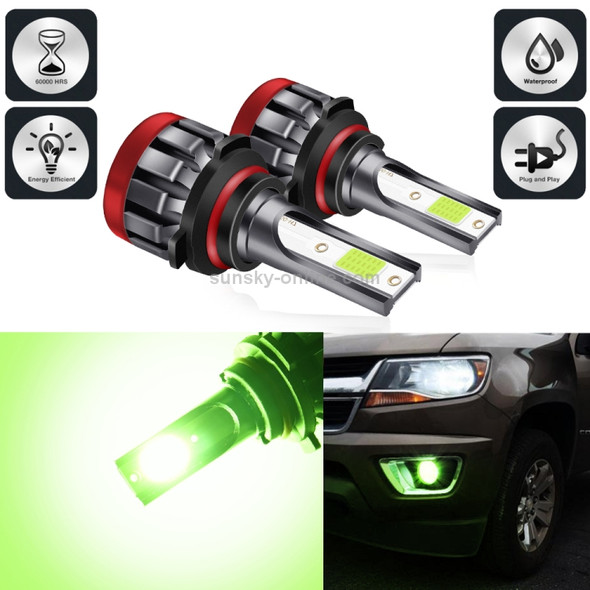 2 PCS EV19 9006 / HB4 DC9-30V 8W 3000LM IP68 Car Fog Lights (Lime Light)