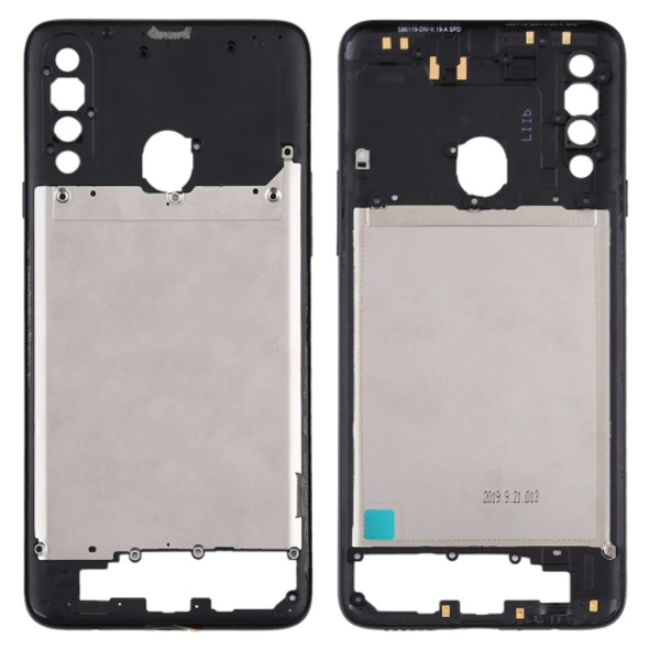 Middle Frame Bezel Plate for Samsung Galaxy A20s (Black)